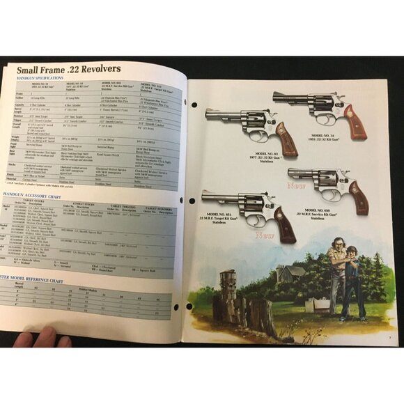 Smith and Wesson Hand Gun Catalog a Bangor Punta Company Pistols - Picture 3 of 6